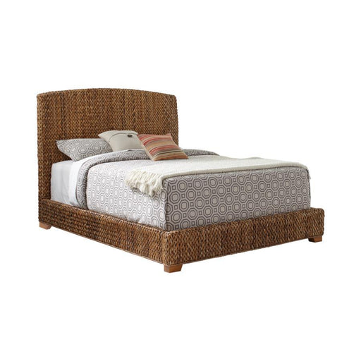 Laughton - Hand-Woven Banana Leaf Bed Unique Piece Furniture
