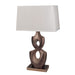 Montbelle - Table Lamp (Set of 2) - Dark Brown - 17" Unique Piece Furniture