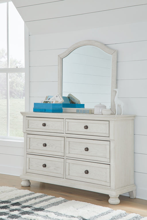 Robbinsdale - Antique White - Dresser, Mirror - Youth Unique Piece Furniture