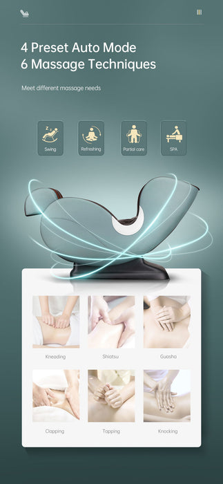 Massage Chairs Sl Track Full Body And Recliner, Shiatsu Recliner, Massage Chair, Bluetooth Speaker - Beige