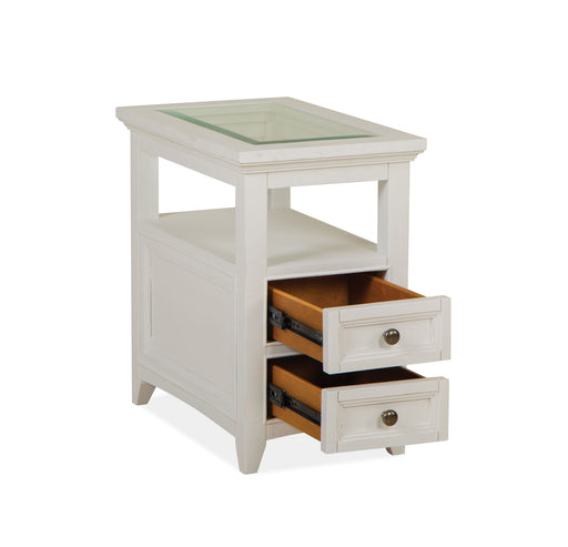 Heron Cove - Chairside End Table - Chalk White Unique Piece Furniture
