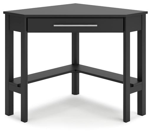 Otaska - Black - Home Office Corner Desk Unique Piece Furniture