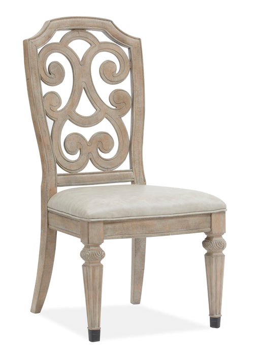Marisol - Dining Side Chair With Upholstered Seat (Set of 2) - Fawn