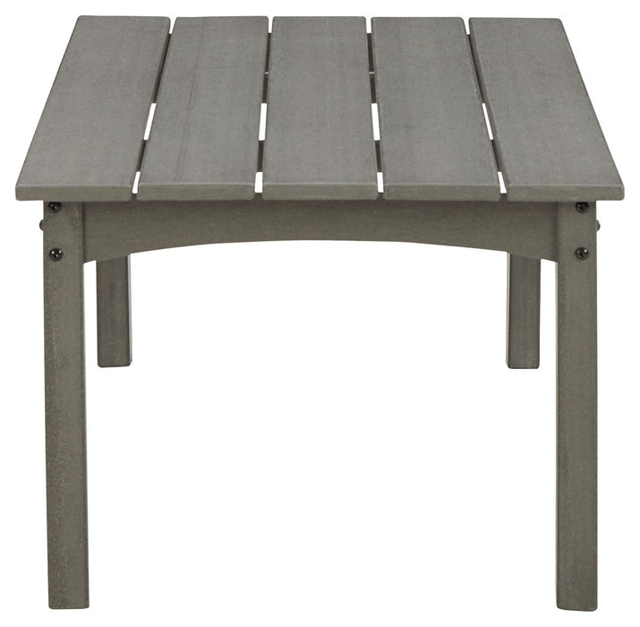 Visola - Gray - Rectangular Cocktail Table Unique Piece Furniture