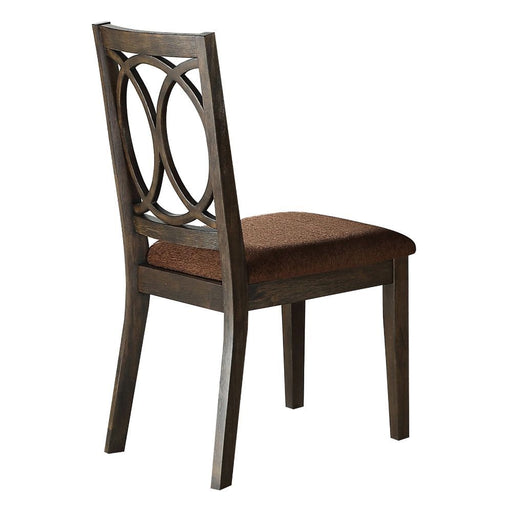 Jameson - Side Chair (Set of 2) - Brown Fabric & Espresso Unique Piece Furniture
