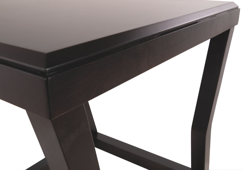 Kelton - Espresso - Rectangular End Table Unique Piece Furniture