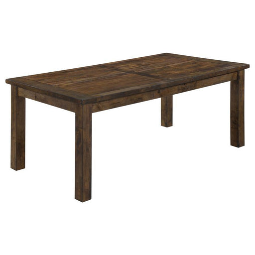 Coleman - Rectangular Dining Table - Rustic Golden Brown Unique Piece Furniture