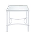 Petunia - End Table - Chrome & Mirror Unique Piece Furniture