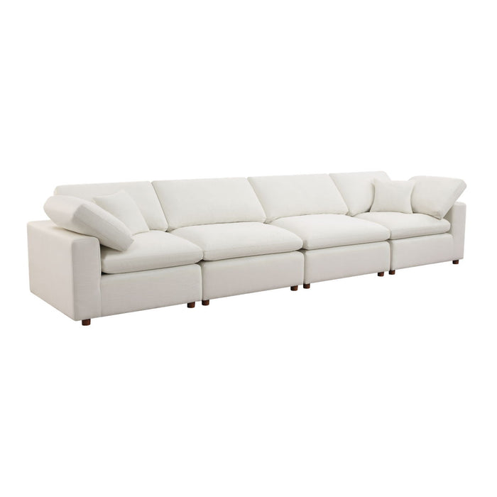 Modern Modular Sectional Sofa Set, Self Customization Design Sofa, White