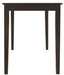 Kimonte - Dark Brown - Rectangular Dining Room Table Unique Piece Furniture