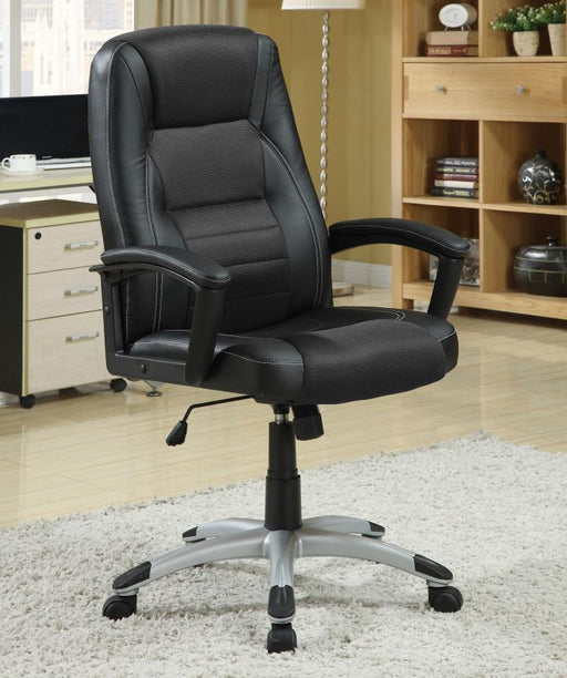 Dione - Adjustable Height Office Chair - Black Unique Piece Furniture