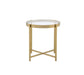 Charrot - End Table - Gold Finish Unique Piece Furniture