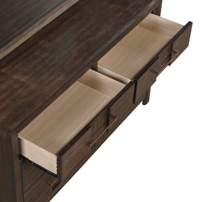 Kenzo Modern Style Dresser Made With Wood In Walnut