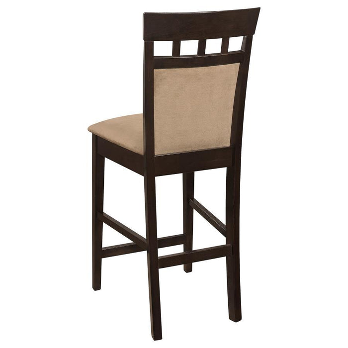 Gabriel - Upholstered Counter Height Stools (Set of 2) - Cappuccino And Beige Unique Piece Furniture