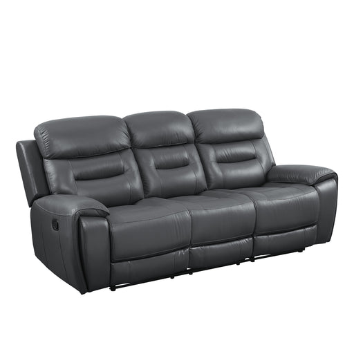 Lamruil - Sofa - Gray Top Grain Leather Unique Piece Furniture
