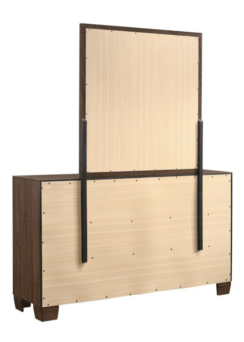 Brandon - Framed Dresser Mirror - Medium WArm - Brown Unique Piece Furniture