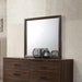 Brandon - Framed Dresser Mirror - Medium WArm - Brown Unique Piece Furniture