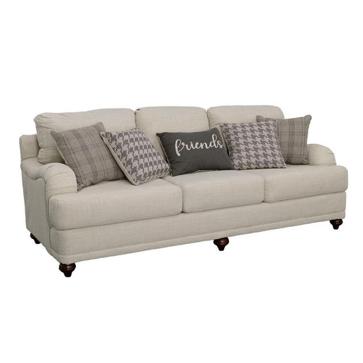 Glenn - Cushion Back Sofa - Light Gray Unique Piece Furniture