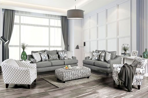 Verne - Sofa - Bluish Gray Unique Piece Furniture
