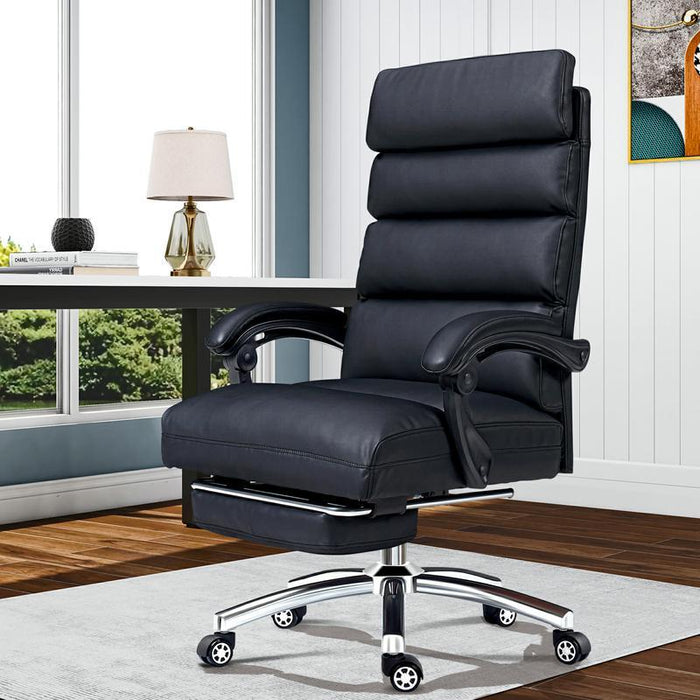 Exectuive Chair High Back Adjustable Managerial Home Desk Chair - Black