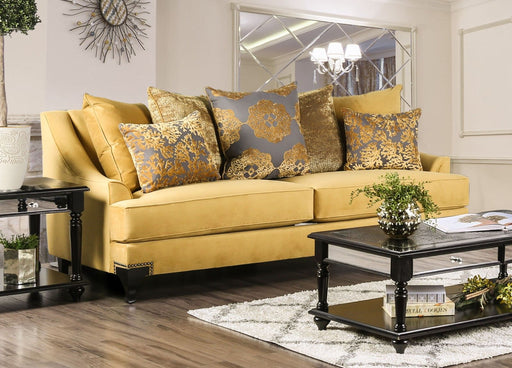 Viscontti - Sofa - Gold / Gray Unique Piece Furniture