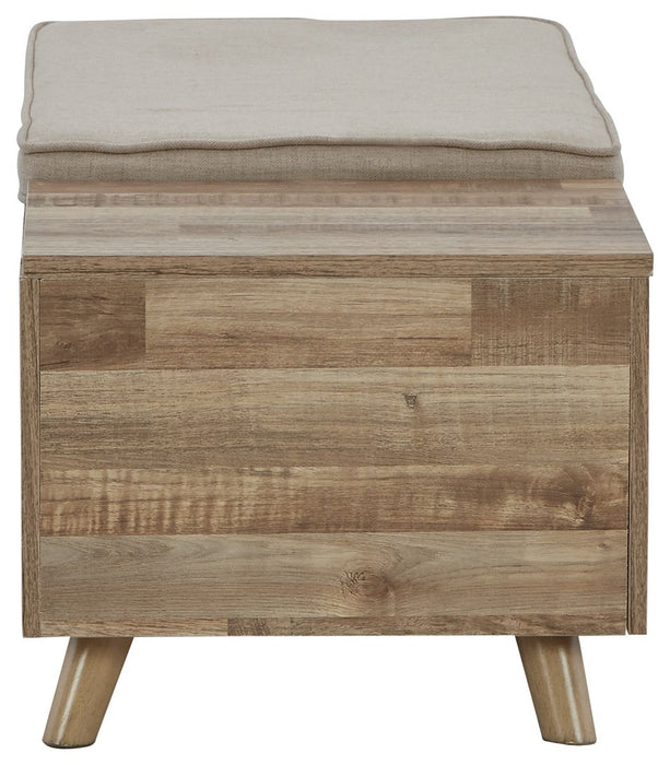 Gerdanet - Beige - Storage Bench Unique Piece Furniture