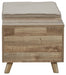 Gerdanet - Beige - Storage Bench Unique Piece Furniture