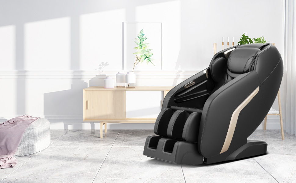 Massage Chair, Zero Gravity Shiatsu Massage Chairs Full Body And Recliner Sl - Track Massage Chair With Bluetooth Speaker, Anion, Thai Stretch, USB Charing, Heating And Foot Roller Massager