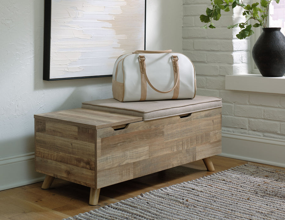 Gerdanet - Beige - Storage Bench Unique Piece Furniture