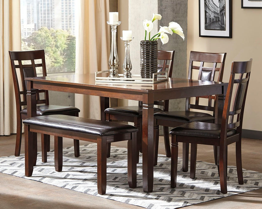 Bennox - Brown - Dining Room Table Set (Set of 6) Unique Piece Furniture