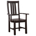 Calandra - Slat Back Arm Chairs (Set of 2) - Vintage Java Unique Piece Furniture