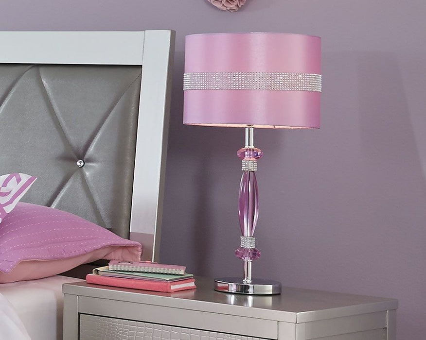 Nyssa - Purple - Metal Table Lamp Unique Piece Furniture