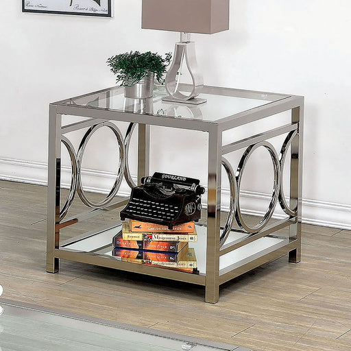 Rylee - End Table - Pearl Silver Unique Piece Furniture