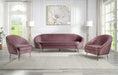 Abey - Chair - Pink Velvet Unique Piece Furniture