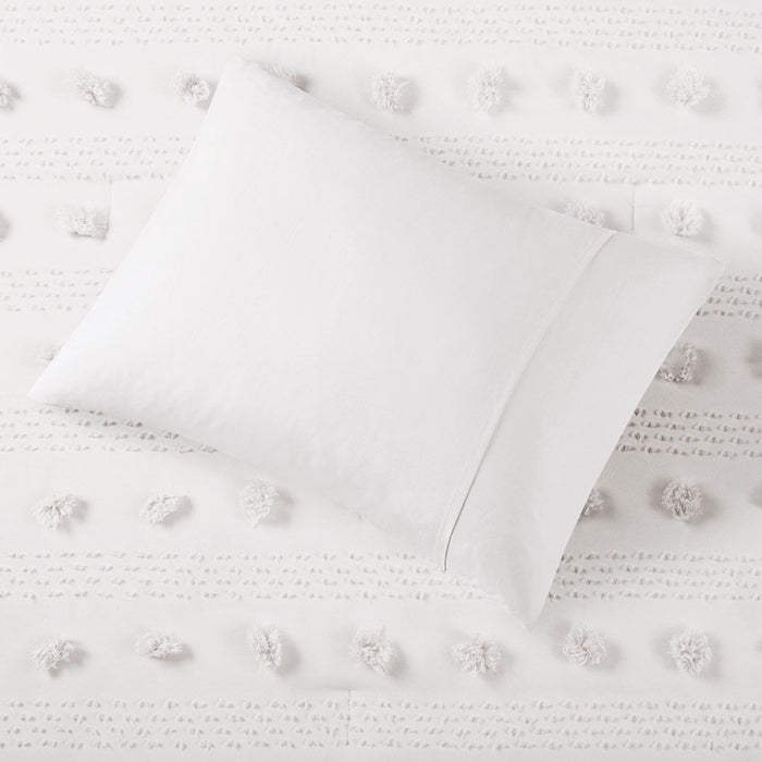Clip Jacquard Comforter Set - Ivory