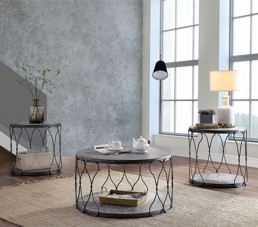 Hawdon - End Table - Gray Unique Piece Furniture