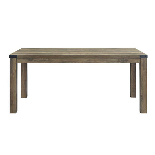 Abiram - Dining Table - Rustic Oak Finish Unique Piece Furniture