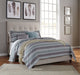 Culverbach - Gray - 5 Pc. - Dresser, Mirror, Queen Upholstered Bed, 2 Nightstands Unique Piece Furniture