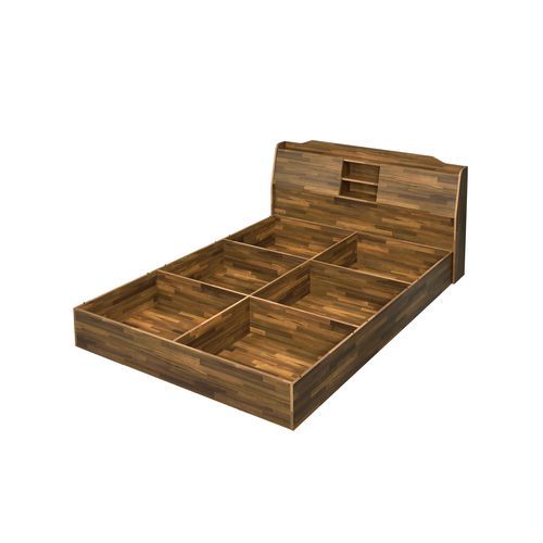 Hestia - Queen Bed - Walnut Finish Unique Piece Furniture