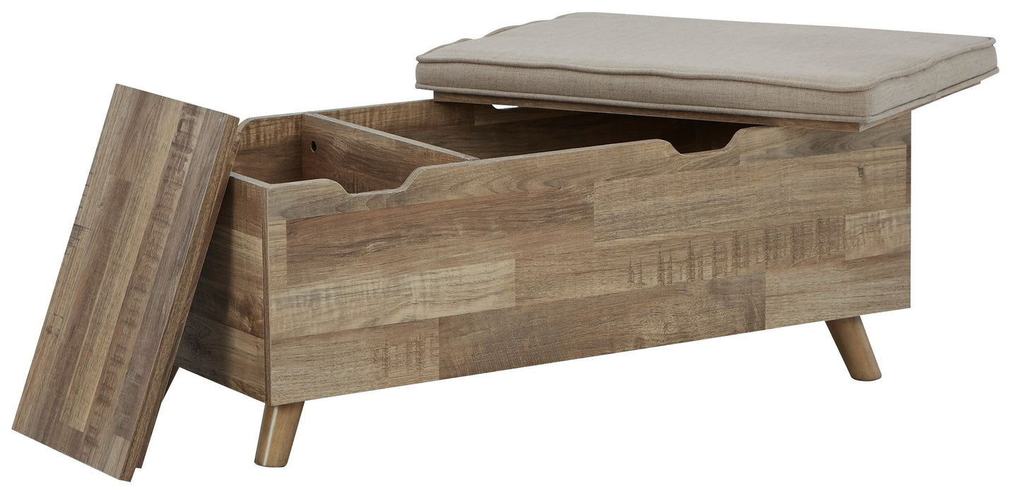 Gerdanet - Beige - Storage Bench Unique Piece Furniture