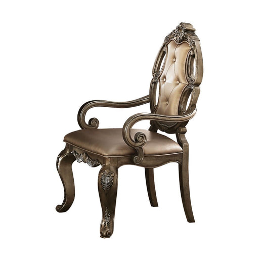 Ragenardus - Chair (Set of 2) - PU & Vintage Oak Unique Piece Furniture