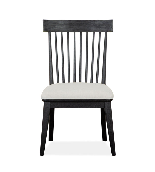 Harper Springs - Dining Side Chair With Upholstered Seat&Windsor Back (Set of 2) - Silo White