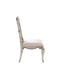 Esteban - Side Chair (Set of 2) - Ivory Velvet & Antique Champagne Finish Unique Piece Furniture