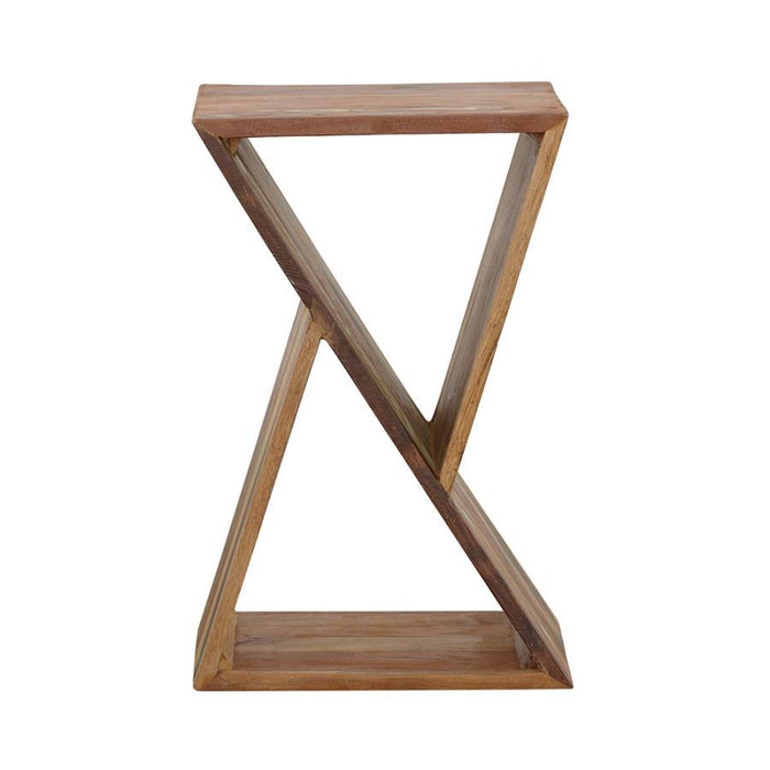 Lily - Geometric Accent Table - Natural Unique Piece Furniture