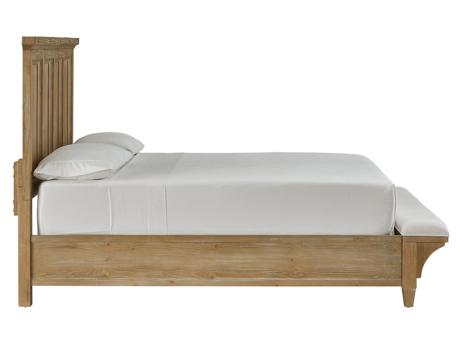 Lynnfield - Complete Panel Bed With Upholstered Footboard