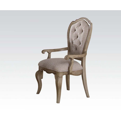 Chelmsford - Chair (Set of 2) - Beige Fabric & Antique Taupe Unique Piece Furniture
