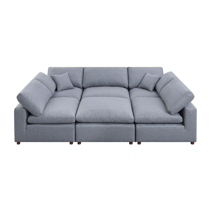 Modern Modular Sectional Sofa Set, Self - Customization Design Sofa, Gray