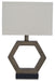 Marilu - Gray Dark - Poly Table Lamp Unique Piece Furniture