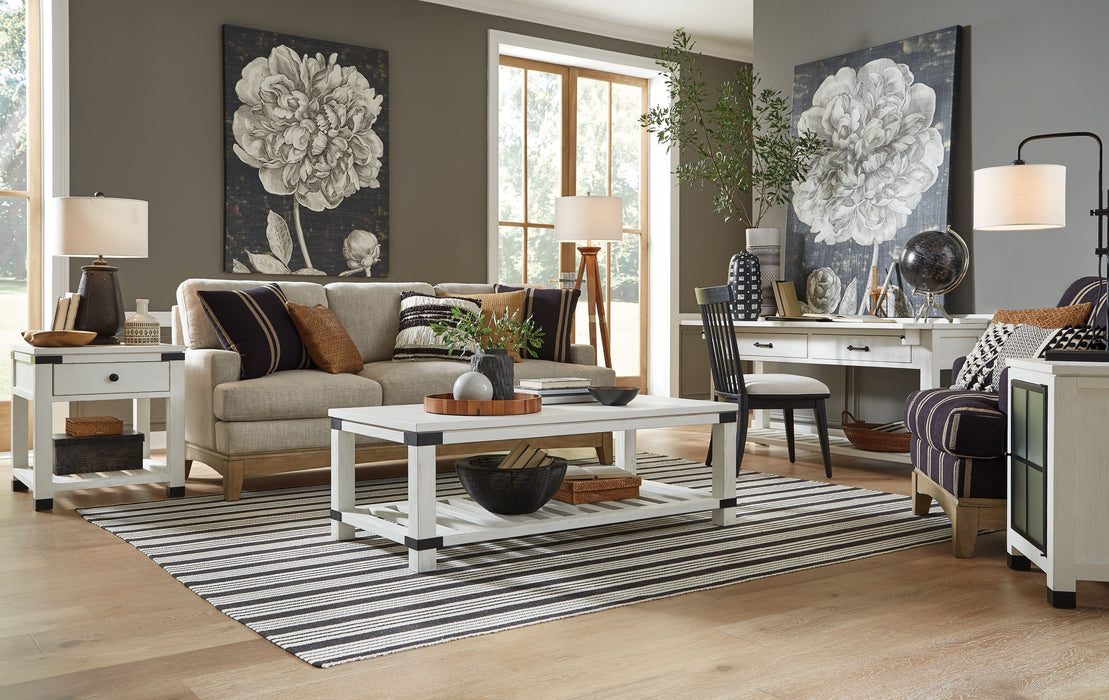 Harper Springs - Chairside End Table - Silo White