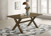 Alston - X-Shaped Dining Table - Knotty Nutmeg Unique Piece Furniture